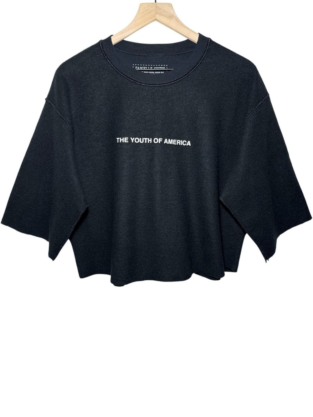 Danielle Guizio ‘The Youth Of America’ T-Shirt in Black
